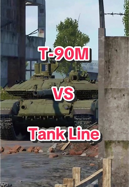 T90M vs Tank line#warthunder #game #tanks #viral