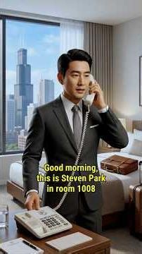 Using the Concierge Service (Ordering a Taxi) #englishconversation #englishspeaking