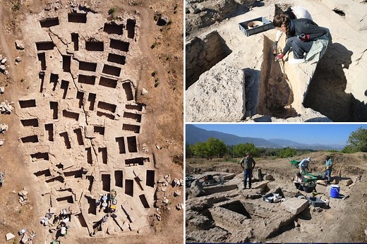 Biblical city’s ‘largest necropolis’ with 60 tombs dating back 2,200 years uncovered in Turkey