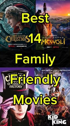 14 Best Family Friendly Movies! #family #movies #shorts