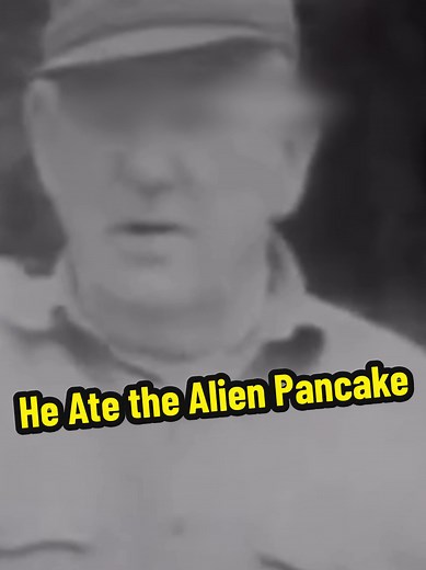 In 1961, a man claimed aliens landed in his yard… asked for water… and gave him pancakes in return. #PancakeIncident #EagleRiverUFO #UFOStory #SlappedHam #ParanormalTikTok #AlienEncounter #ProjectBlueBook #WeirdUFOCase #UnexplainedEvent #UFOHistory #RealOrFake #FYP #Pancakes