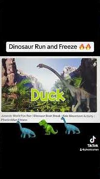 This Dinosaur Brain Break is HOT 🔥🔥 #phonicsmanfitness #kids #summerfun