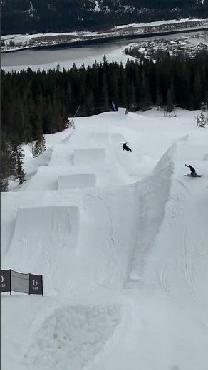 DOUBLE BACKFLIP PARK GAP: INSANE SKIING 🤯