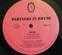Partners In Rhyme - Wordz Of Wizdom / Taking No Prisoners / Louie D Is On The Mic