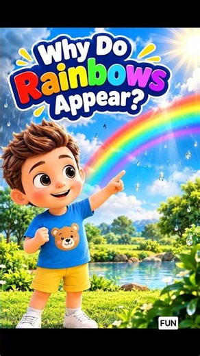 Why Do Rainbows Appear? 🌈☀️ | Rainbow Science for Kids | Fun Nature Learning