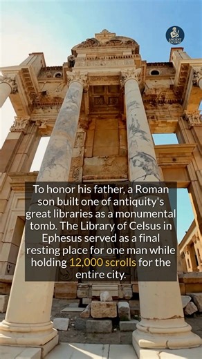 A son built this ancient library as a magnificent tomb for his father. #history #ancienthistory #archaeology | Ancient Records