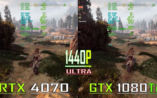GTX 1080Ti vs RTX 4070