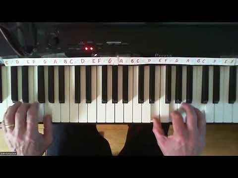 how to play piano: blueberry hill