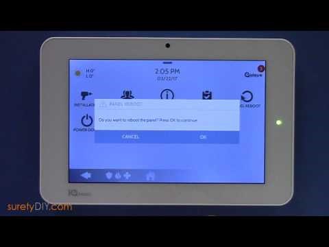 How to Reboot the Qolsys IQ Panel 2