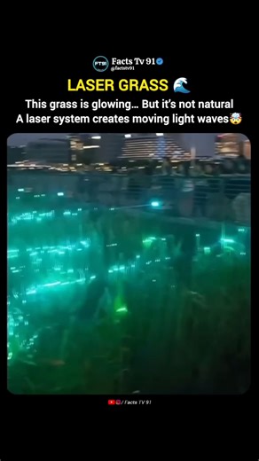 This Laser Makes Grass Look Like Ocean Waves