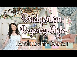 BRIDGERTON INSPIRED BEDROOM DECOR 🌹 Regency Interior Design + Shabby Chic decorating Ideas 2025