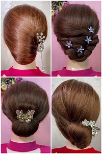 384K views · 7.7K reactions | Learn to Make Simple Bun Hairstyles in Quick Steps | DIY Hacks | Facebook