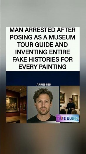🎟️💔Museum paid for a tour guide Got an improv comedian instead Not amused 😳#Fake #viral #FYP #shorts