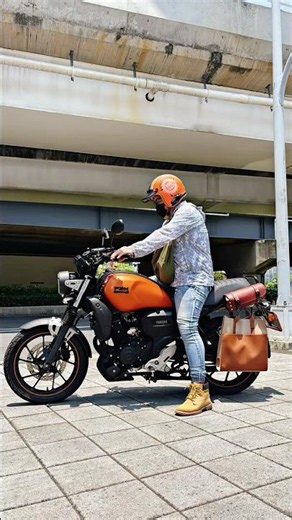 愈騎愈愛，我的Fzx-150輕檔車。#Yamaha#復古街車