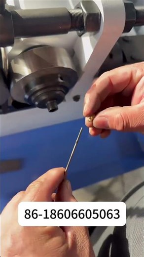 Thread rolling machine BM12 Testing the machine for the customer