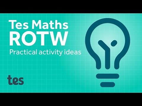 Practical maths ideas: TES Maths Resource of the Week