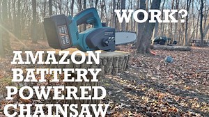Anbull Mini Battery Powered Electric Chainsaw