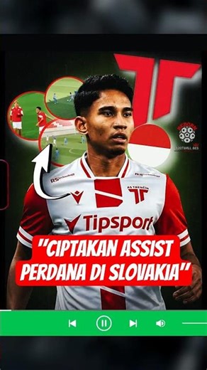 STARTING TO RISE IN SLOVAKIA! MARSELINO IMMEDIATELY SCORE AN ASSIST FOR AS TRENCIN