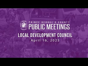 Local Development Council Meeting, April 16, 2025
