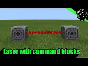 How to make working laser with commands | Minecraft Bedrock (Android, iOS, windows 10, etc.)