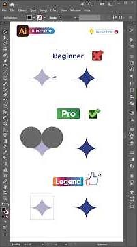 How to Make Sparkles in Illustrator Easy Shortcut Tutorial