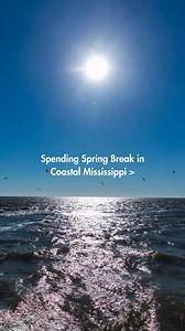 What #springbreak looks like when you visit Coastal Mississippi 🌴☀️🐚⛱️🫧 | Visit Mississippi