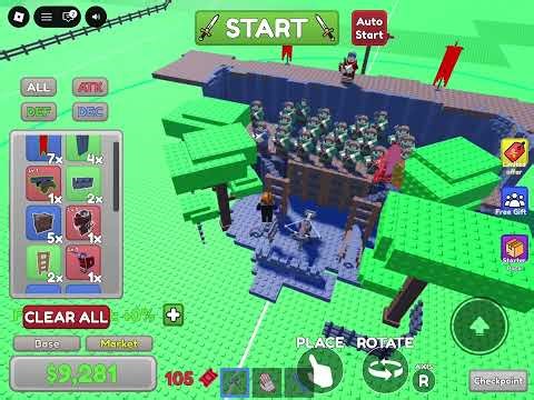 How I built the most op base in castle defenders Roblox (finale)