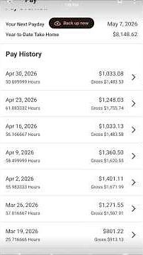 JB Hunt intermodal driver pay 7 weeks broken down by hourly average