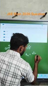 JEE Main 2026 Projectile Motion Easy Question