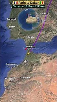 The AF718 Journey: Paris to Dakar Flight Tracker