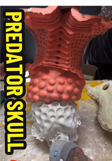 How to make a Predator skull #predator #skull #predatorbadlands #alien #aliens