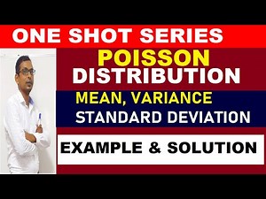 #09 poisson distribution in hindi | mean & variance probability of poisson distribution