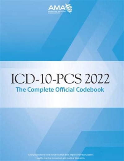 ICD 10 Pcs 2022 the Complete Official Codebook - Etsy