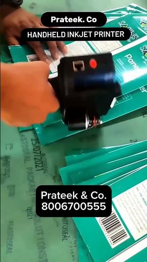 How to Print Manufactured & Expiration Dates with a Handheld Printer #packagingsolution
