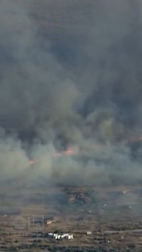 6.6K views · 67 reactions | Wow...  The #DiamondFire quickly grew to over 2,500 acres Tuesday, forcing more than 1,100 residents to evacuate. As of Tuesday night, the fire is zero percent contained. LATEST: https://bit.ly/3XJ4ait | ABC15 Arizona | Facebook