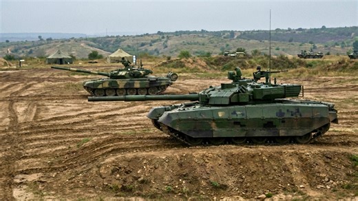 Ukrainian Oplot compared with modern Russian tanks