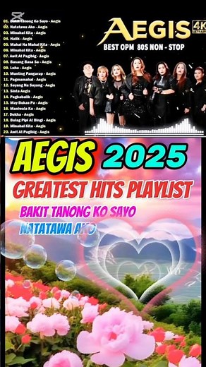 AEGIS Greatest Hits Playlists 🎶 Mga Lumang Tugtugin Opm Nonstop 🎶 BAKIT Tanong Ko Sayo, Nawawa Ako