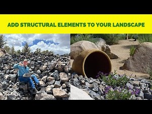 USING BOULDERS TO CREATE LANDSCAPE STRUCTURE