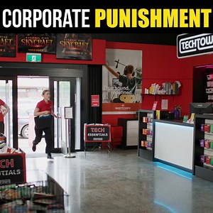 1.2M views · 31K reactions | Britt is late for her shift at TechTown . . . . . #RelatableAF #fun #relatablepost #funnymoments #laugh #funnyvideos #gonewrong #sketchcomedy #funnyclips #funnyreels #funnymemes #memes #comedyskit #relatable | Viva La Dirt League | Facebook