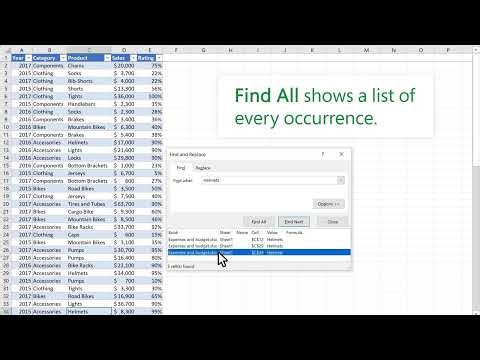 Find or replace text and numbers in Microsoft Excel