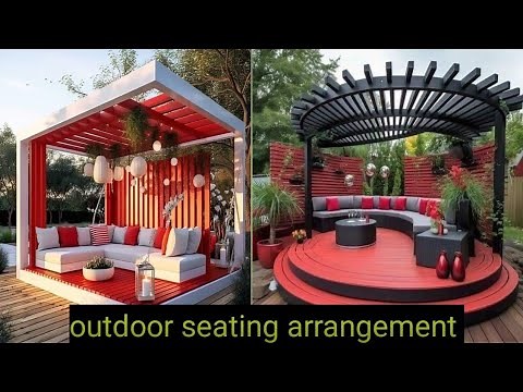 modern outdoor seating ideas | outdoor seating goal | inspiring arrangement ideas for your patio
