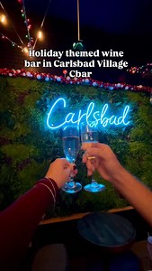 Tis’ the season to enjoy a festive atmosphere in the heart of Carlsbad! Stop by @cbarcarlsbad during your next visit to Carlsbad 🥂❄️✨ #visitcarlsbad #holidaybar #carlsbadvillage | Visit Carlsbad