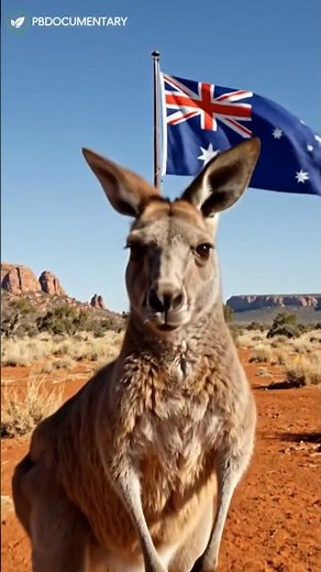 Australia’s Icon 🇦🇺 | The Red kanggaro #Kangaroo#Australia#WildAustralia
