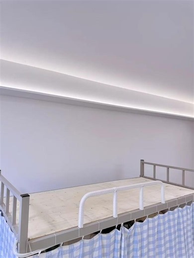 Dorm Top Bunk Makeover Step-by-Step Guide Just Copy This #shorts #cozy #dormitory #transformation