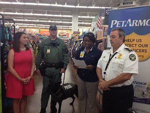 APD K9 Officers Receive Protective Vests