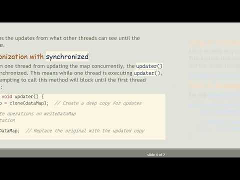 Ensuring Consistent Data Access and Preventing Race Conditions in Java Maps