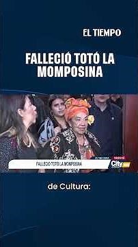 Singer-songwriter Totó La Momposina, an icon of Colombian folk and cultural music, has died.