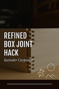 Box Joint Upgrade You’ll Want to Try! 🪚 . . . #wood #woodworking #woodworkingtips #woodworkingtools #carpentry #woodwork #carpenter #carpentryskills #carpentrytips #woodworkingcommunity #satindercarpenter #woodworker | Satinder Carpenter