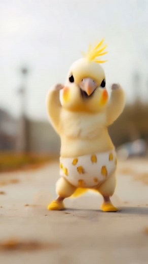 まりも | Cockatiel diaper dance #cockatiel #petdance #オカメインコ #trending | Instagram