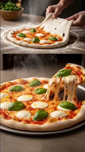 Homemade Margherita Pizza | Easy Pizza Recipe From Scratch